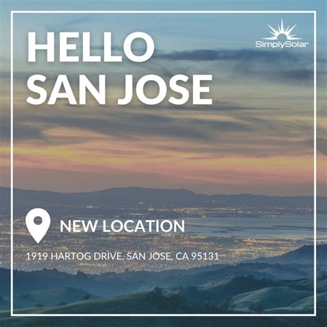Hello San Jose .